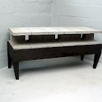 'Angus' bench and table by Dean Chatwin